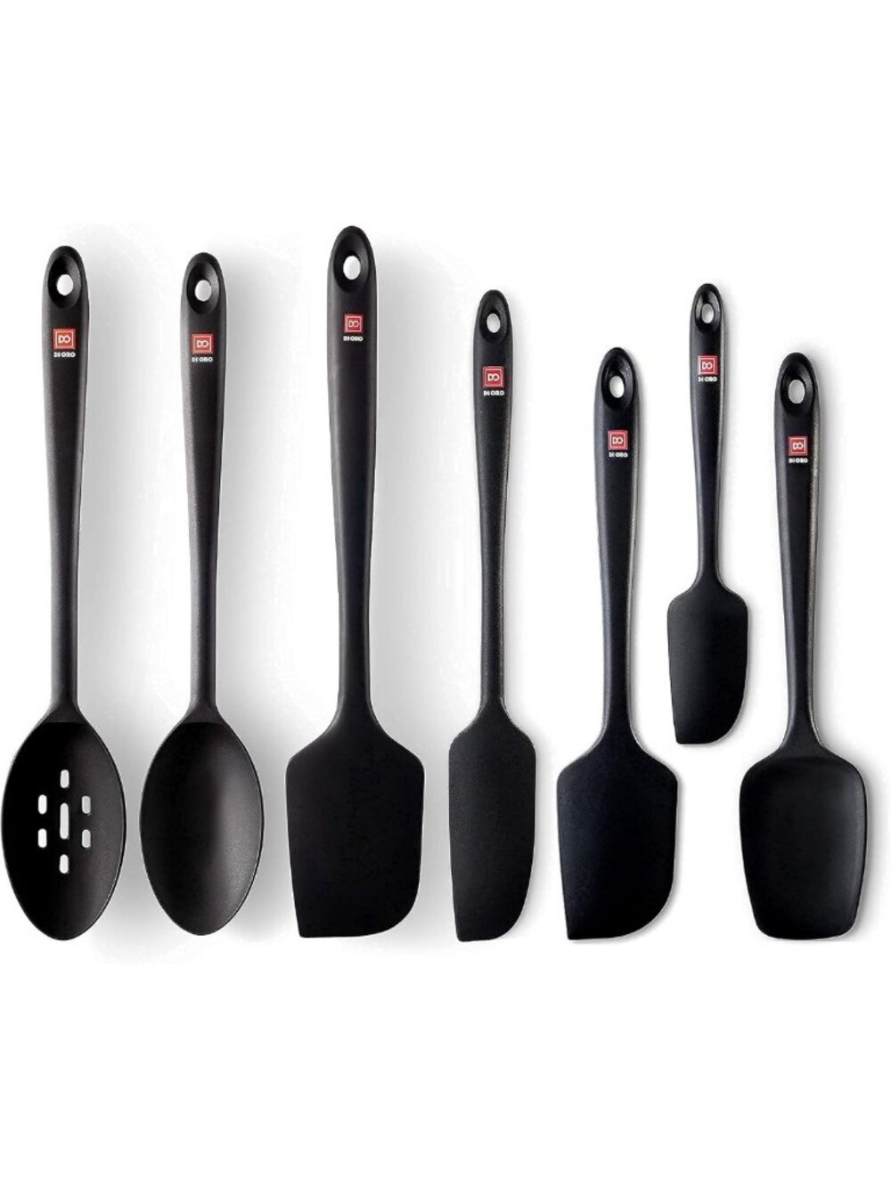 7-Piece Silicone Kitchen Utensil Set - Heat-Resistant, BPA Free, Cooking Tools